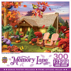 Puzzle Masterpieces:  300 Piece EZGRip Memory Lane - Autumn Warmth