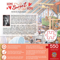 Puzzle Masterpieces:  550 Piece Home Sweet Home - Attic Secrets