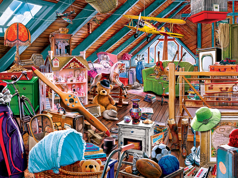 Puzzle Masterpieces:  550 Piece Home Sweet Home - Attic Secrets
