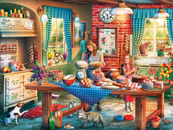 Puzzle Masterpieces:  550 Piece Home Sweet Home - Baking Bread