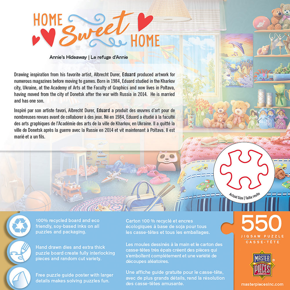 Puzzle Masterpieces:  550 Piece Home Sweet Home - Annie's Hideway