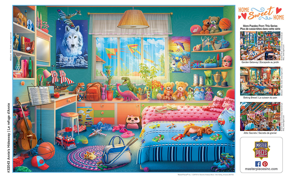 Puzzle Masterpieces:  550 Piece Home Sweet Home - Annie's Hideway