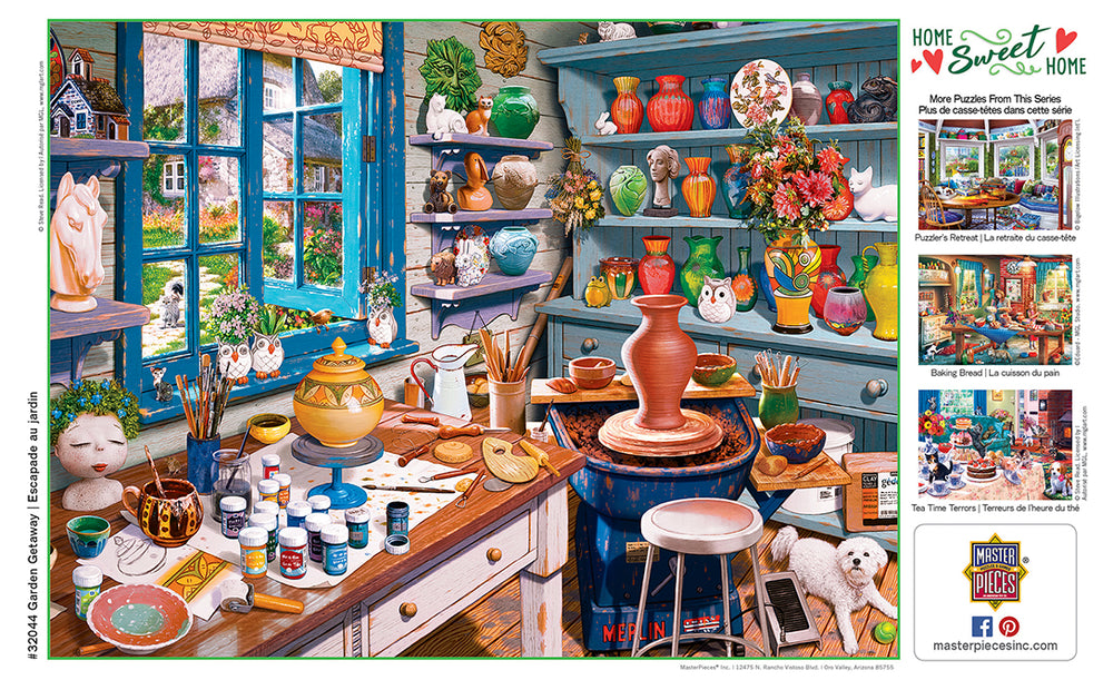 Puzzle Masterpieces:  550 Piece Home Sweet Home - Garden Getaway