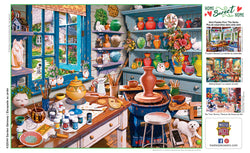 Puzzle Masterpieces:  550 Piece Home Sweet Home - Garden Getaway
