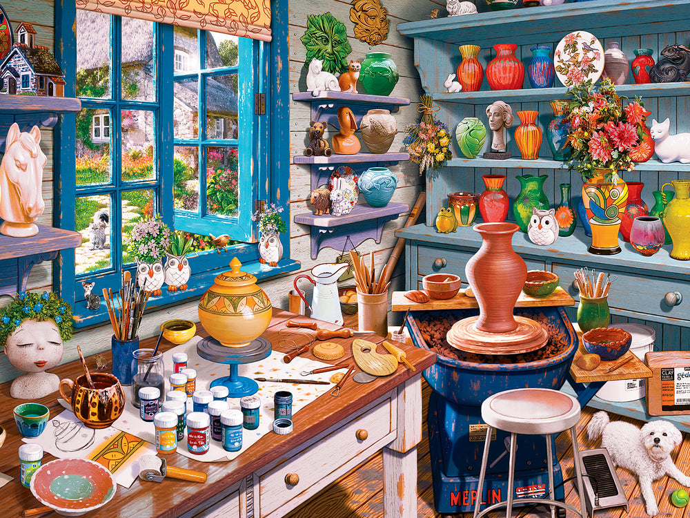 Puzzle Masterpieces:  550 Piece Home Sweet Home - Garden Getaway