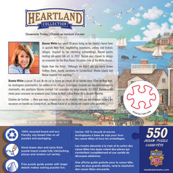 Puzzle Masterpieces:  550 Piece Heartland Collection - Oceanside Trolley