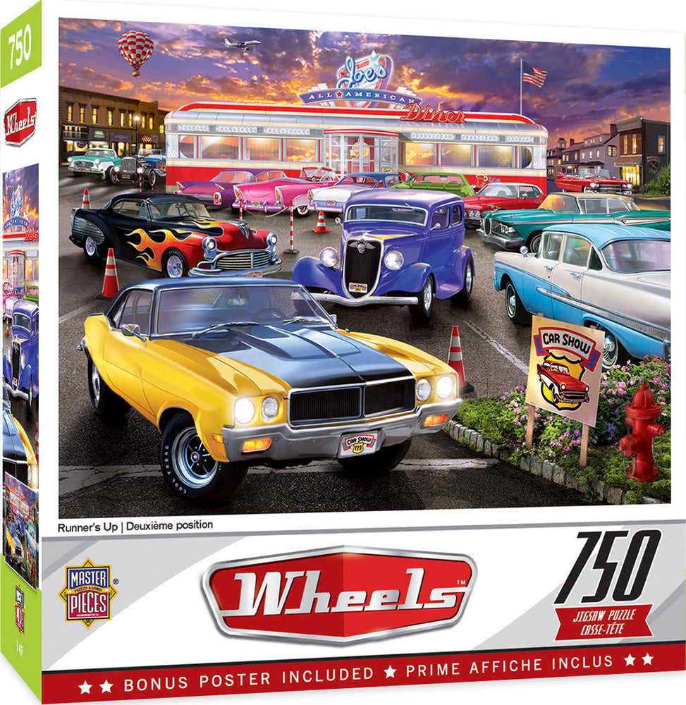 Puzzle Masterpieces:  750 Piece Wheels - Runner's Up