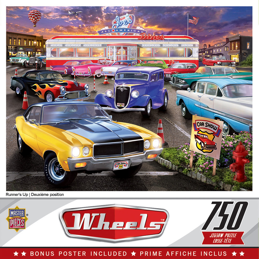Puzzle Masterpieces:  750 Piece Wheels - Runner's Up