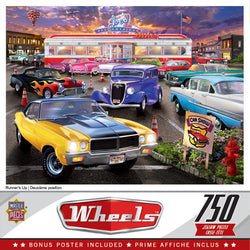 Puzzle Masterpieces:  750 Piece Wheels - Runner's Up