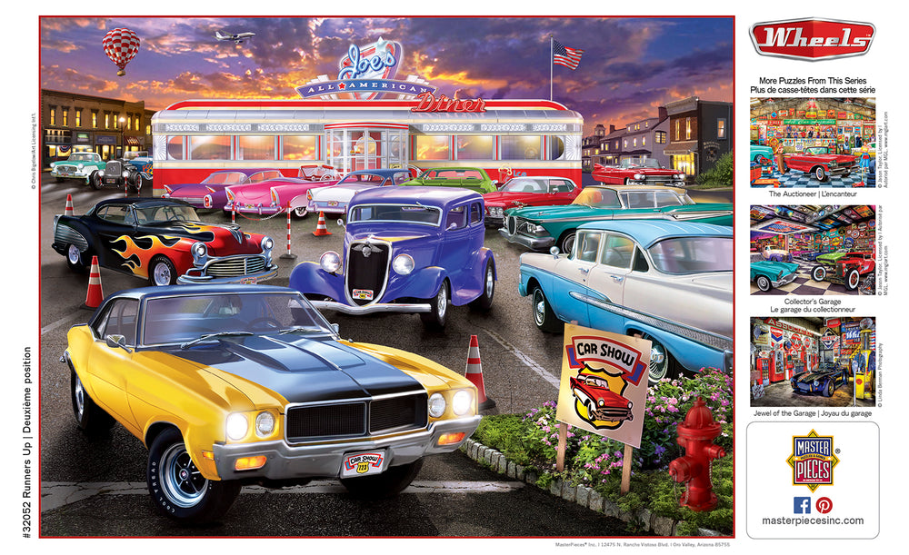 Puzzle Masterpieces:  750 Piece Wheels - Runner's Up