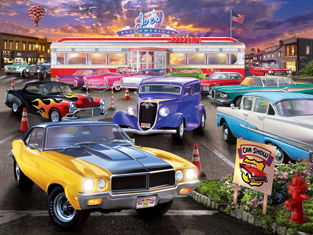 Puzzle Masterpieces:  750 Piece Wheels - Runner's Up