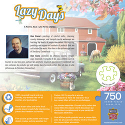 Puzzle Masterpieces:  750 Piece Lazy Days - A Farm's Alive