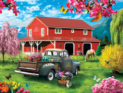 Puzzle Masterpieces:  750 Piece Lazy Days - A Farm's Alive
