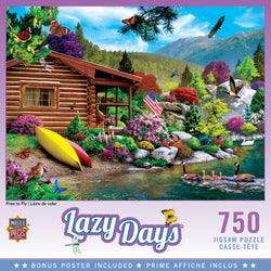Puzzle Masterpieces:  750 Piece Lazy Days - Free to Fly