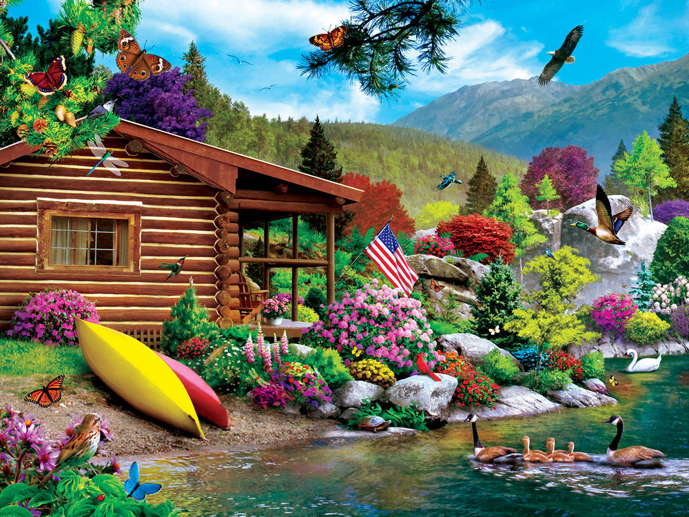 Puzzle Masterpieces:  750 Piece Lazy Days - Free to Fly