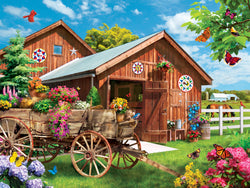 Puzzle Masterpieces:  750 Piece Lazy Days - Flying to Flower Farm