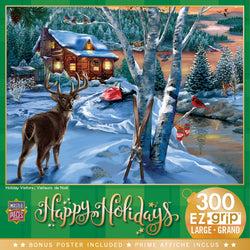 Puzzle Masterpieces:  300 Piece EzGrip Holiday - Holiday Visitors