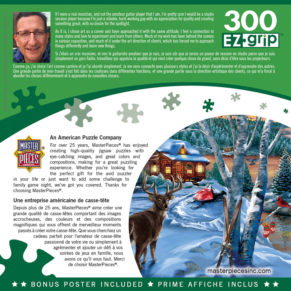 Puzzle Masterpieces:  300 Piece EzGrip Holiday - Holiday Visitors
