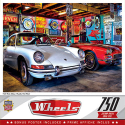 Puzzle Masterpieces:  750 Piece Wheels - Hot Rod Alley