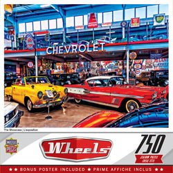 Puzzle Masterpieces:  750 Piece Wheels - The Showcase