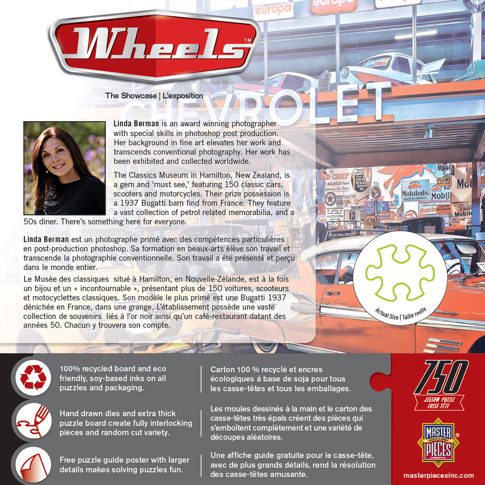 Puzzle Masterpieces:  750 Piece Wheels - The Showcase