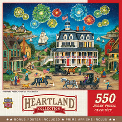 Puzzle Masterpieces:  550 Piece Heartland Collection - Fireworks Finale