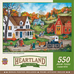 Puzzle Masterpieces:  550 Piece Heartland Collection - Dinner at Grandmas