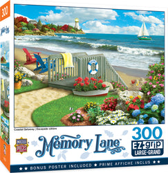Puzzle Masterpieces:  300 piece EzGrip Memory Lane - Coastal Getaway