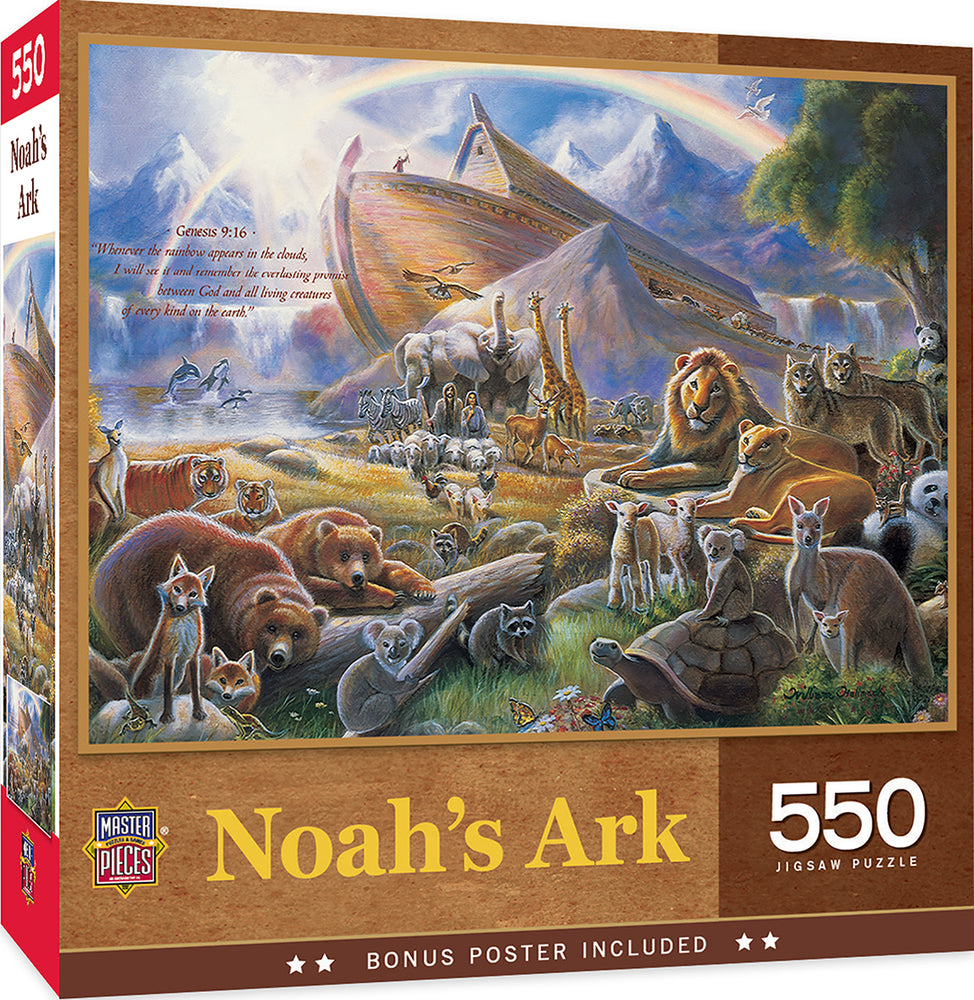 Puzzle Masterpieces:  550 Piece Inspirational - Noah’s Ark