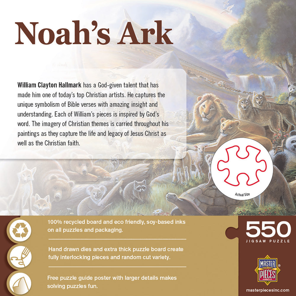 Puzzle Masterpieces:  550 Piece Inspirational - Noah’s Ark