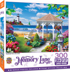 Puzzle Masterpieces:  300 piece EzGrip Memory Lane - Oceanside View