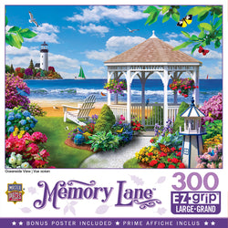 Puzzle Masterpieces:  300 piece EzGrip Memory Lane - Oceanside View