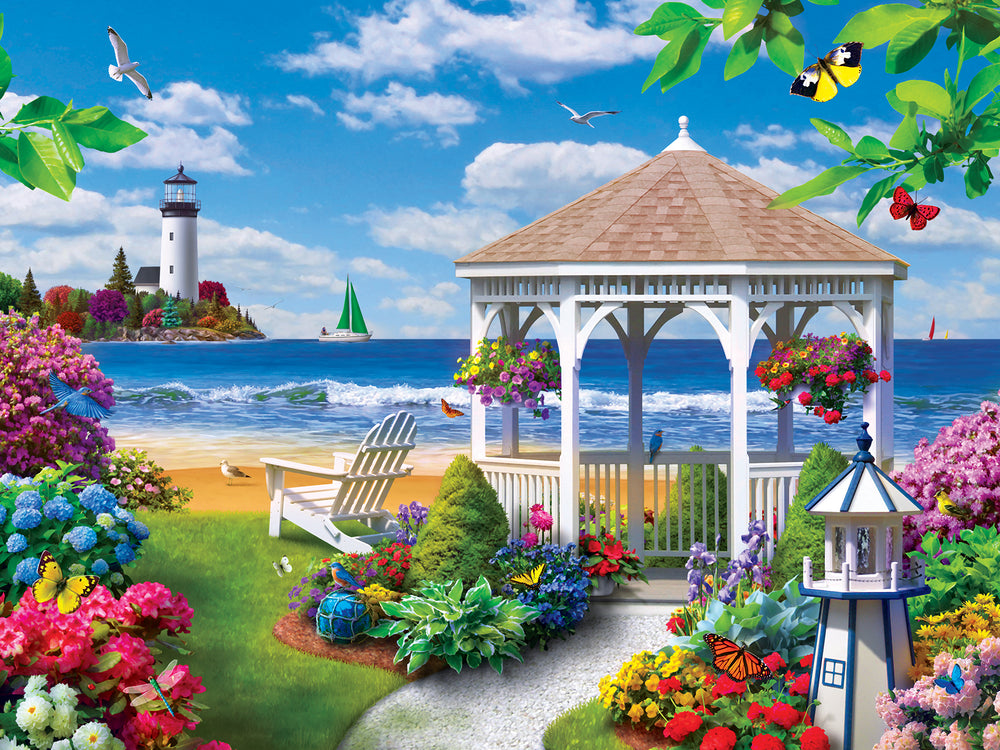 Puzzle Masterpieces:  300 piece EzGrip Memory Lane - Oceanside View