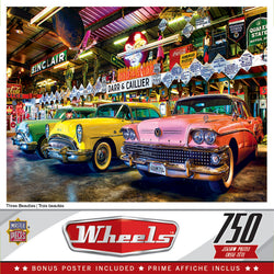 Puzzle Masterpieces:  750 Piece Wheels - Three Beauties