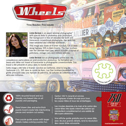 Puzzle Masterpieces:  750 Piece Wheels - Three Beauties