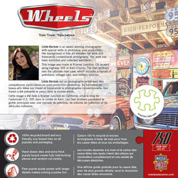 Puzzle Masterpieces:  750 Piece Wheels - Triple Threat