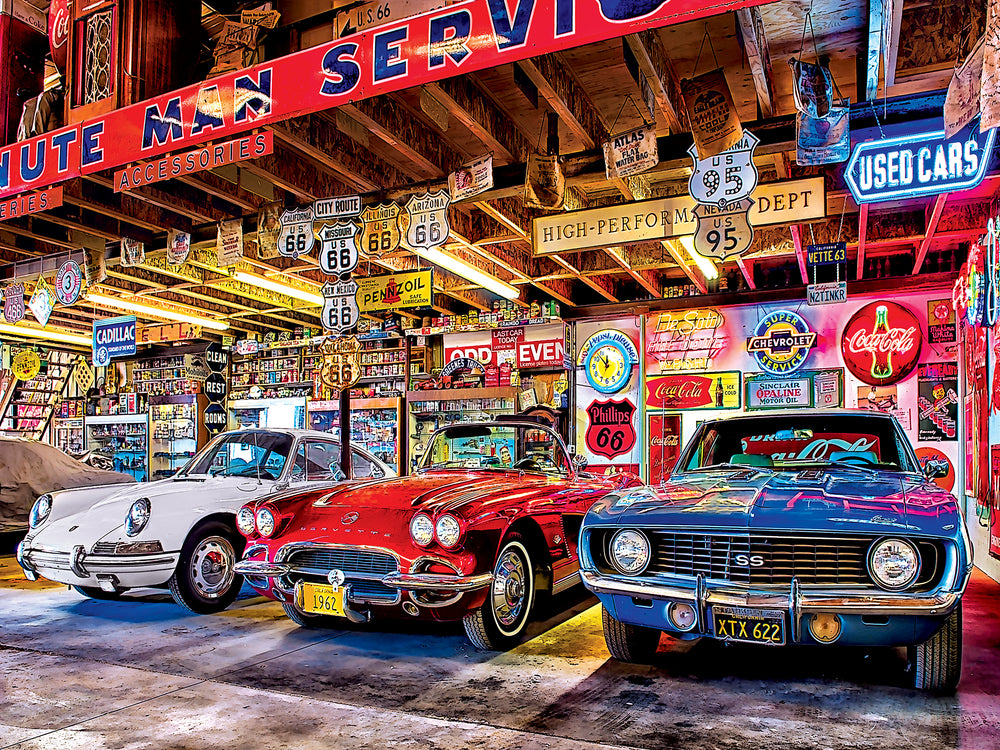 Puzzle Masterpieces:  750 Piece Wheels - Triple Threat