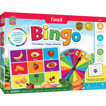Bingo Masterpieces: Educational - Food Bingo