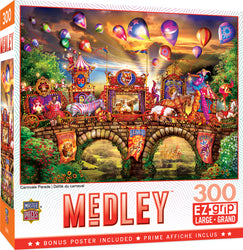 Puzzle Masterpieces:  300 piece EzGrip Medley - Carnivale Parade