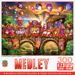 Puzzle Masterpieces:  300 piece EzGrip Medley - Carnivale Parade