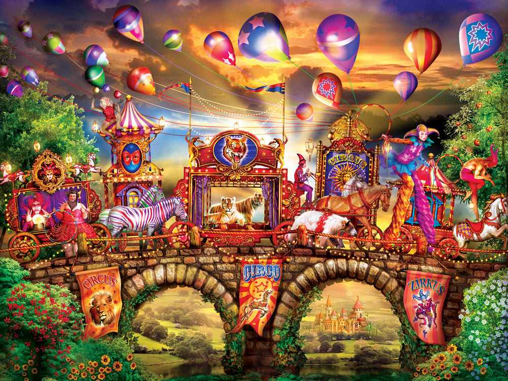 Puzzle Masterpieces:  300 piece EzGrip Medley - Carnivale Parade