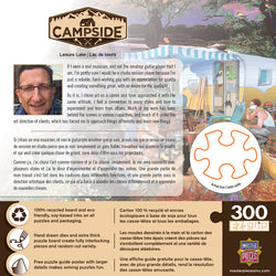 Puzzle Masterpieces:  300 piece EzGrip Campside - Leisure Lake