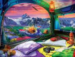 Puzzle Masterpieces:  300 piece EzGrip Campside - Hiker's Dream