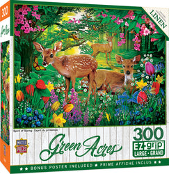 Puzzle Masterpieces:  300 piece EzGrip Green Acres - Spirit of Spring