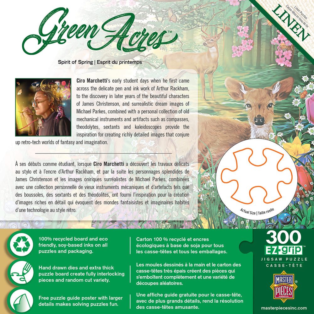 Puzzle Masterpieces:  300 piece EzGrip Green Acres - Spirit of Spring