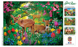 Puzzle Masterpieces:  300 piece EzGrip Green Acres - Spirit of Spring