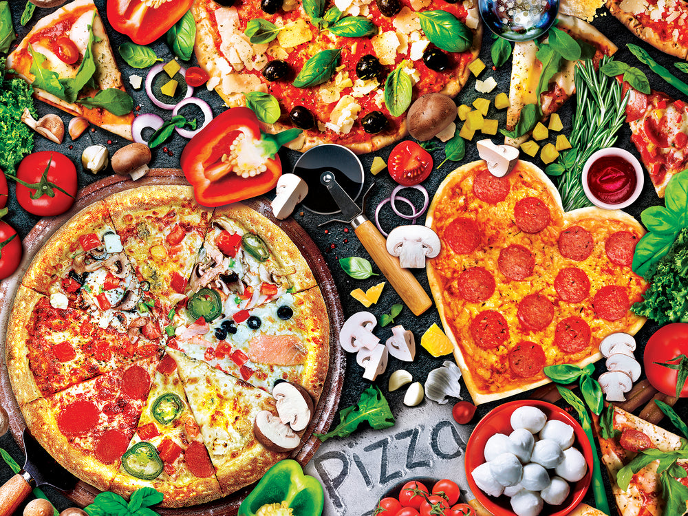 Puzzle Masterpieces:  300 piece EzGrip Trendz - Viva la Pizza