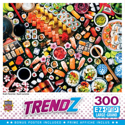 Puzzle Masterpieces:  300 piece EzGrip Trendz - Sushi Surprise