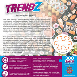 Puzzle Masterpieces:  300 piece EzGrip Trendz - Sushi Surprise