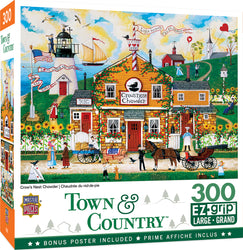 Puzzle Masterpieces:  300 piece EzGrip Town & Country - Crow's Nest Chowder